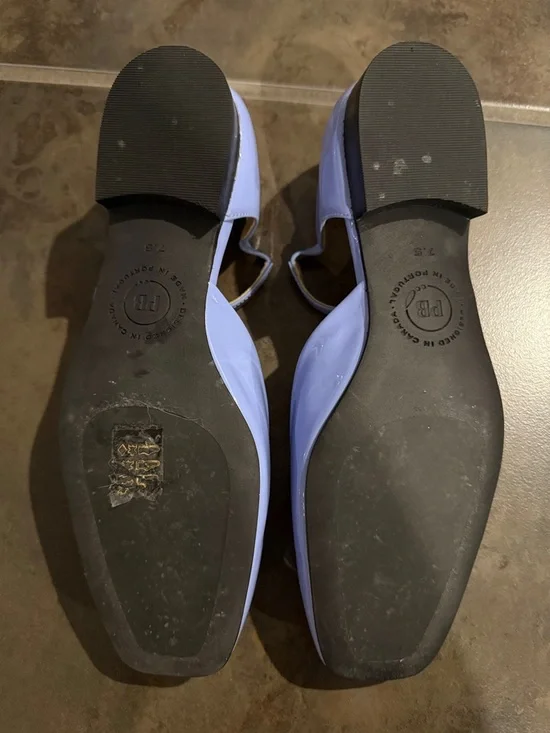 Poppy Barley The Gallery Mary Jane Cornflower Patent Ankle-Strap Flats - Picture 6 of 9